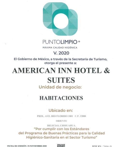American Inn Hotel & Suites Delicias Extérieur photo